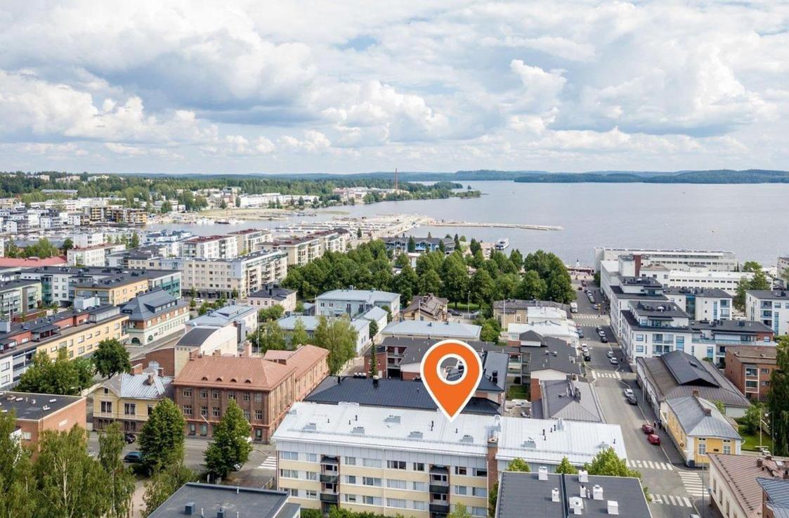 City Apartment Snellmaninkatu 22 A, Yksityinen Pistokkeellinen Paikoitus Sisaeltyy Hintaan Kuopio Buitenkant foto